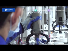 Ευέλικτη περιστροφική αυτόματη σερβομηχανή κάλυψης Huituo για αντλία λοσιόν, επικάλυψη δίσκου και καπάκι Yorker