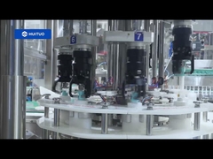 Huituo αυτόματη περιστροφική μηχανή κάλυψης 8 κεφαλών 60 bpm για σαμπουάν και μαλακτικό μαλλιών