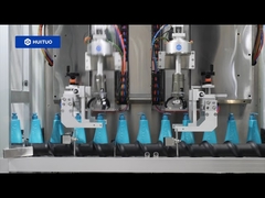 Huituo αυτόματο μηχάνημα κάλυψης για καλλυντικά με ανελκυστήρα καπακιού και αποκωδικοποιητή