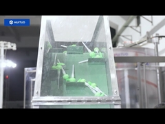 Μπουκάλι PET Απολυμαντικό πλυσίματος χεριών Μηχάνημα σερβοκάλυψης 10 κεφαλών