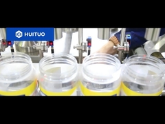 Αυτόματο γραμμικό μηχάνημα ογκομετρικής πλήρωσης υγρού εμβόλου μπουκαλιών για γενική πλήρωση