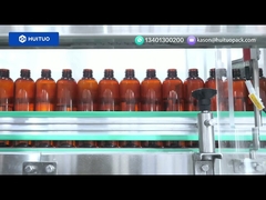 Rotary screw bottle container capping machine for spray, dispenser and lotion pumps